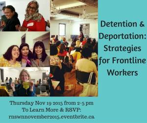 Detention and Deportation: Strategies for Frontline Workers